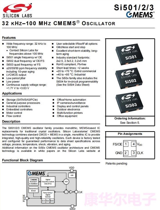 Si501 Si502 Si503 