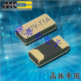 微晶音叉晶体,CM7V-T1A0.332.768kHz-12.5pF-±20ppm-TA-QC,6G智能卡晶振