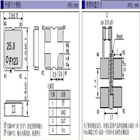 SG-210STF12.000000MHzL,智能手环晶振,EPSON晶体振荡器