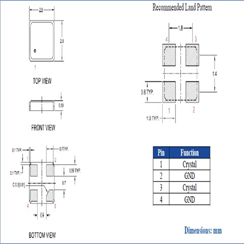 Abracon晶振ABM10-165,ABM10-165-38.400MHz-T3贴片晶振