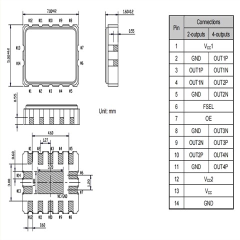 X1M0004210004,EPSON差分石英晶振,MG7050VAN振荡器,6G无线通信晶振