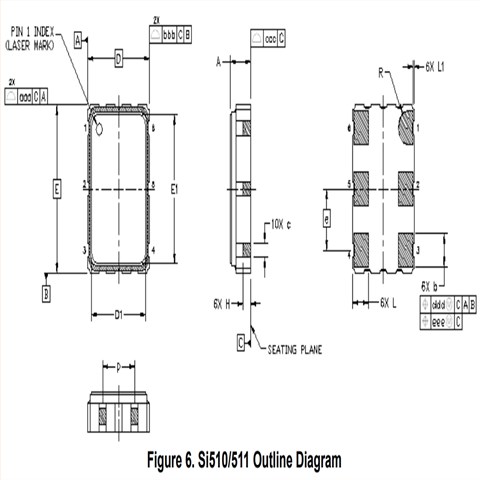 510KCBM327680AAGR,Si510,32.768KHz,CMOS,7050mm,Skyworks品牌