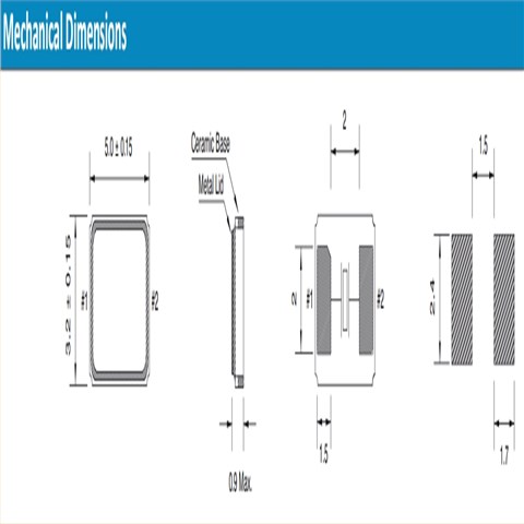 Quarztechnik无线晶振,QTC5B30.0000FBT3I30R,30MHZ,5032mm