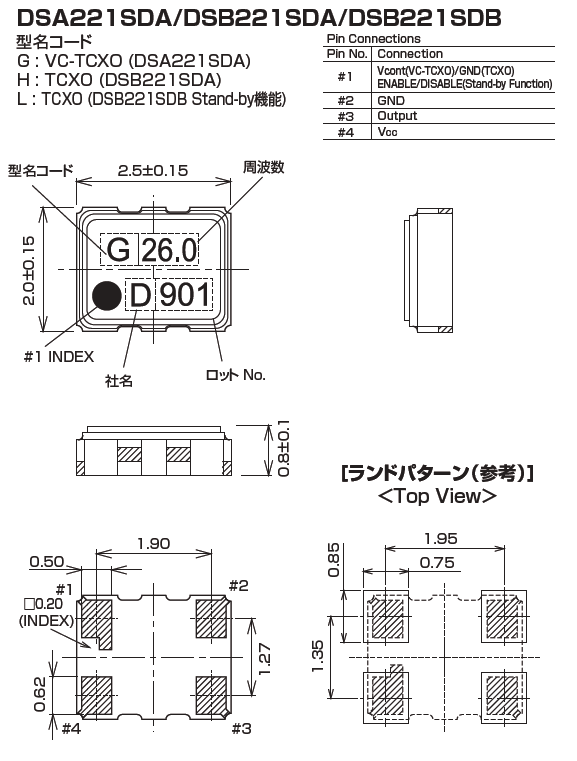 DSA221SDA DSB221SDA DSB221SDB 2520