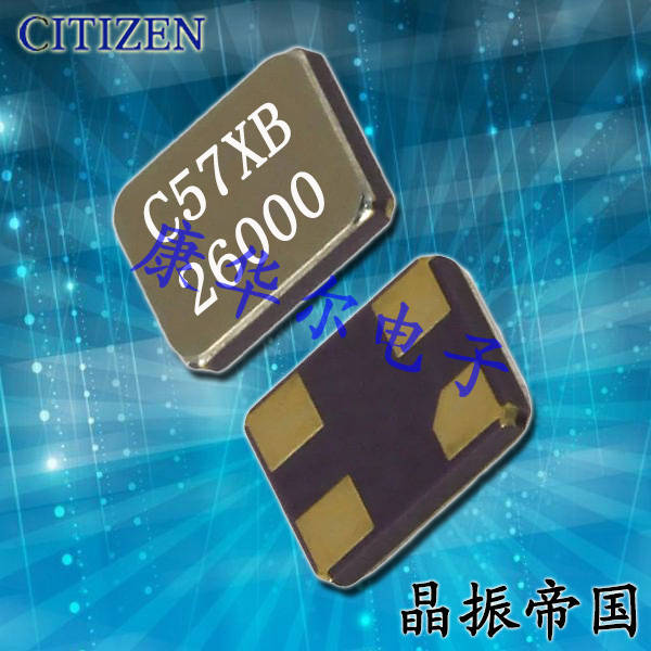 进口高精度3225CITIZEN晶振CS325,CS325-18.9375MABJ-UT四脚贴片晶振