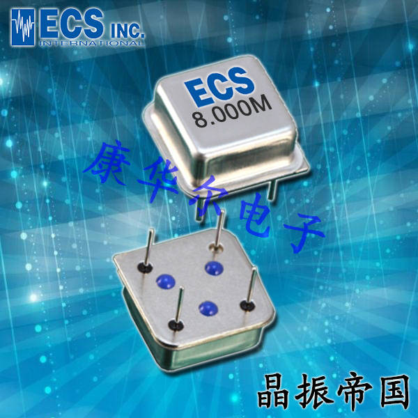 美国ECS晶振,ECS-2200BX-300,6G基站晶振,正方型钟振