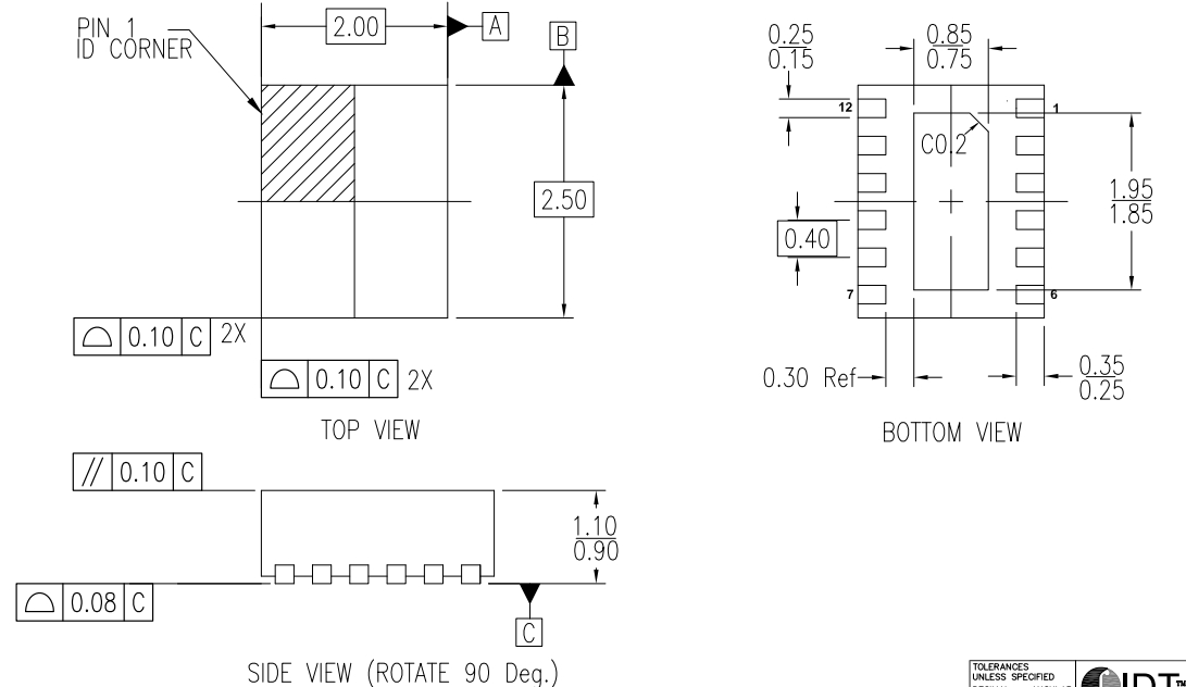 瑞萨2520mm振荡器,XFP236312.500000I,以太网应用晶振