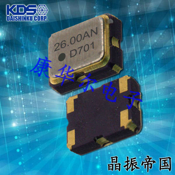 DSB321SDN无线通信晶振,KDS温补晶振,1XTW38400MAA