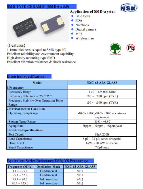 NXC-63-APA-GLASS